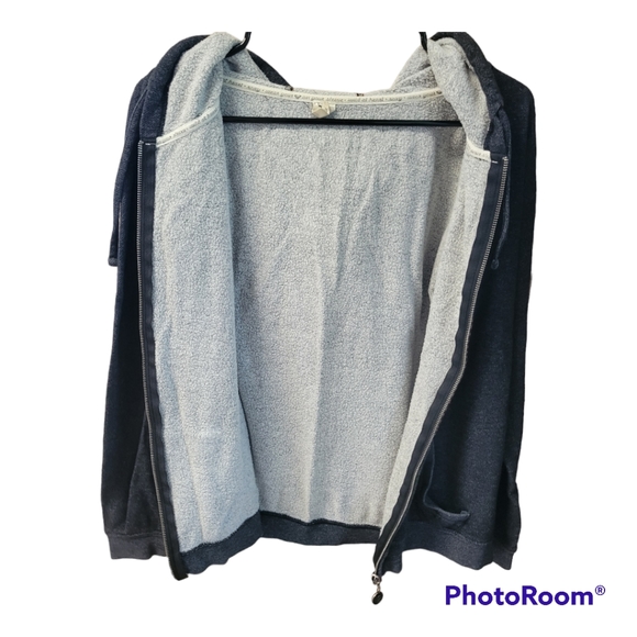 Roxy Zip up hoodie size small gray pink - Picture 3 of 9